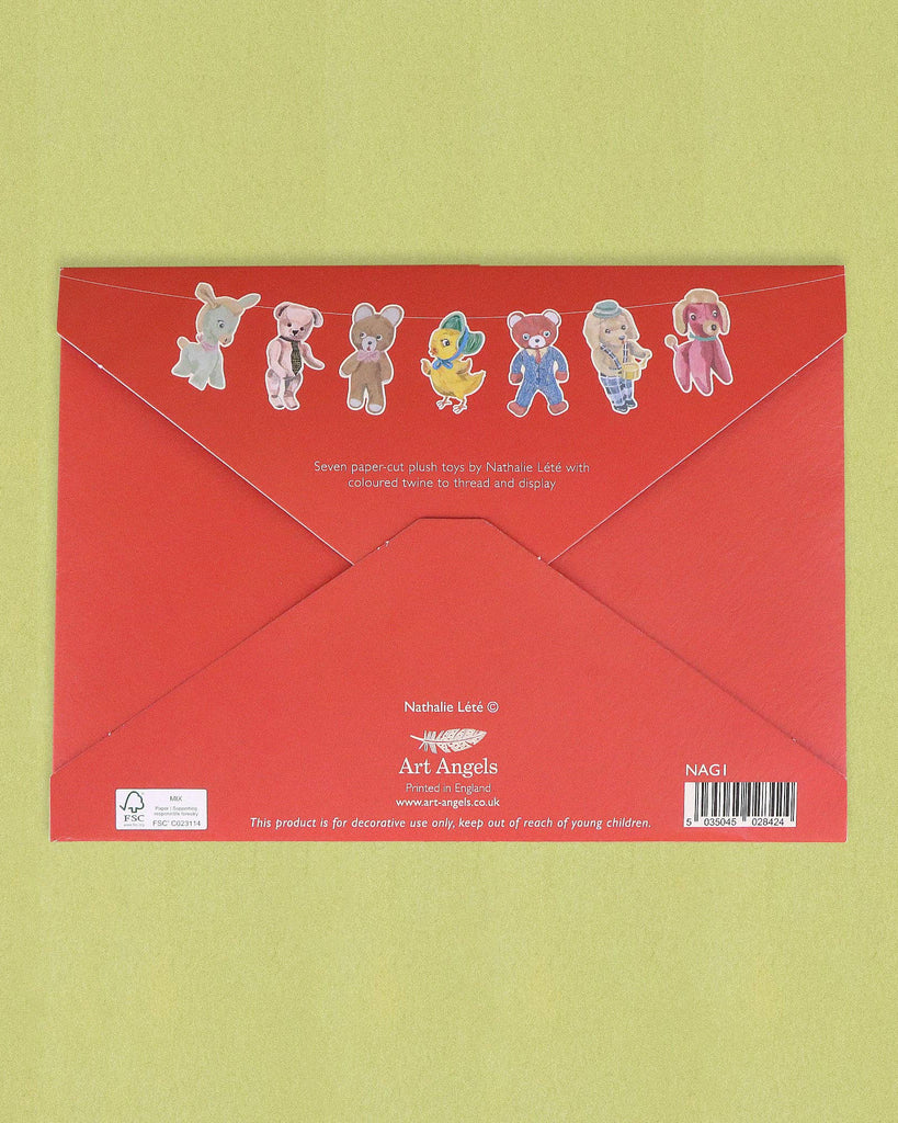 plushies paper garland kit featuring artwork by nathalie lete 