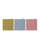Potts Waffle Stripe Dish Cloth Set