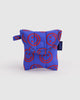 puffy earbuds case in mini cobalt happy