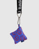 puffy earbuds case in mini cobalt happy