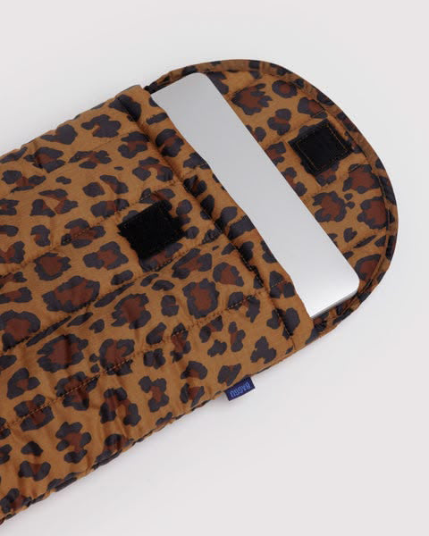 13-14" laptop sleeve from baggu in leopard
