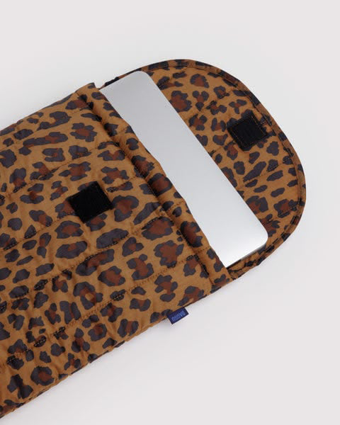 16" laptop sleeve from baggu in leopard