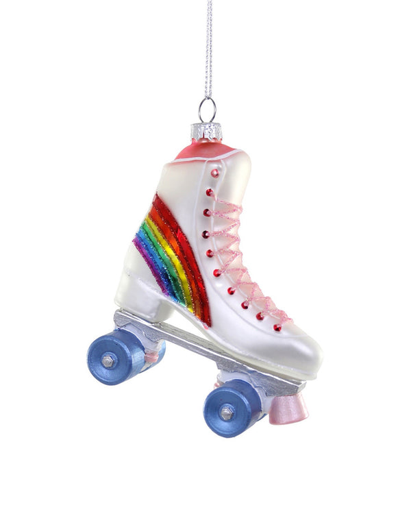 Rainbow Roller Skate Ornament