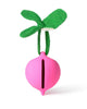 natural rubber pacifier case in the shape of a radish