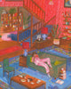 Reading Through the Dimming Light Print by jill kittock