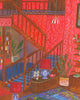 Reading Through the Dimming Light Print by jill kittock
