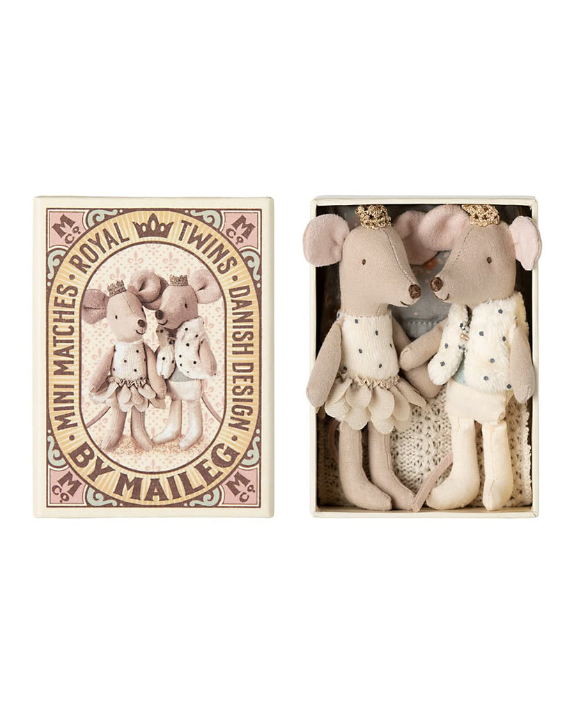 maileg royal twins mice in matchbox