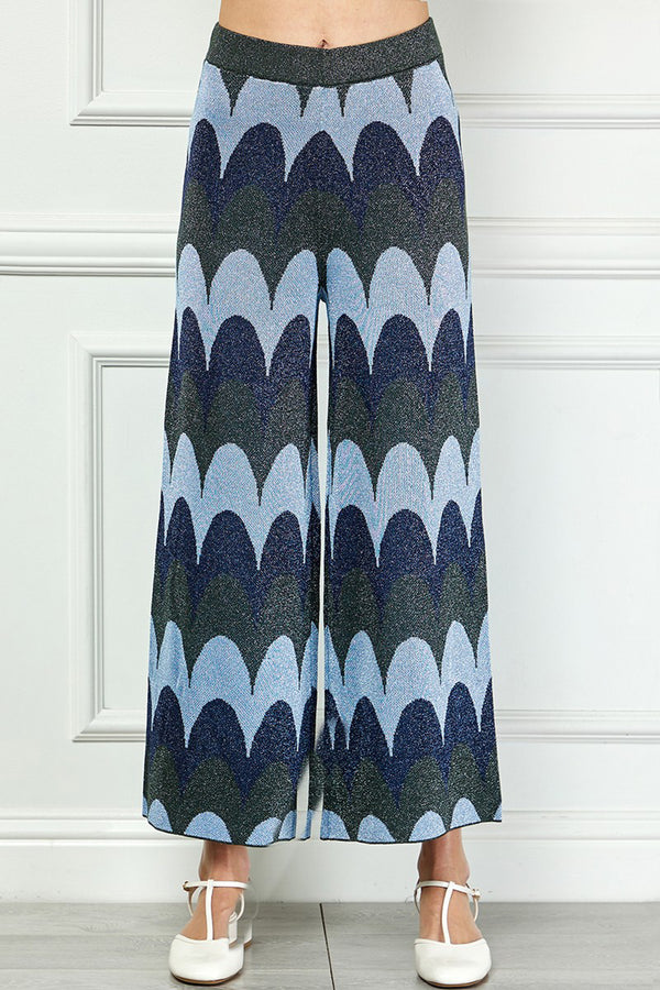 Scaly Metallic Knit Pants *S-L*