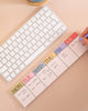 weekly planner pad designed to be used around your computer keyboard