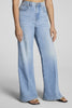 seaside blue wide leg jeans from spanx