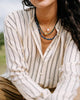 shooting star necklace, mother of pearl star pendant