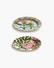 stoneware dinner plate featuring artwork by shurleey