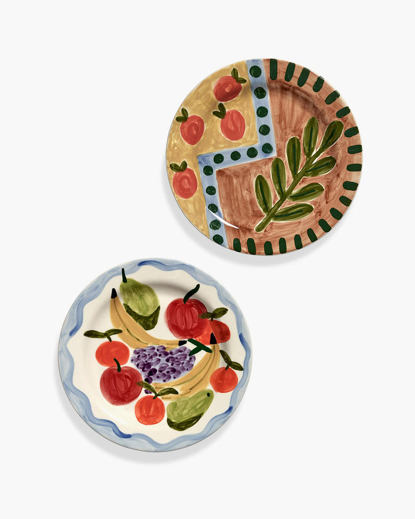 stoneware dinner plate featuring artwork by shurleey