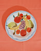 stoneware dinner plate featuring artwork by shurleey