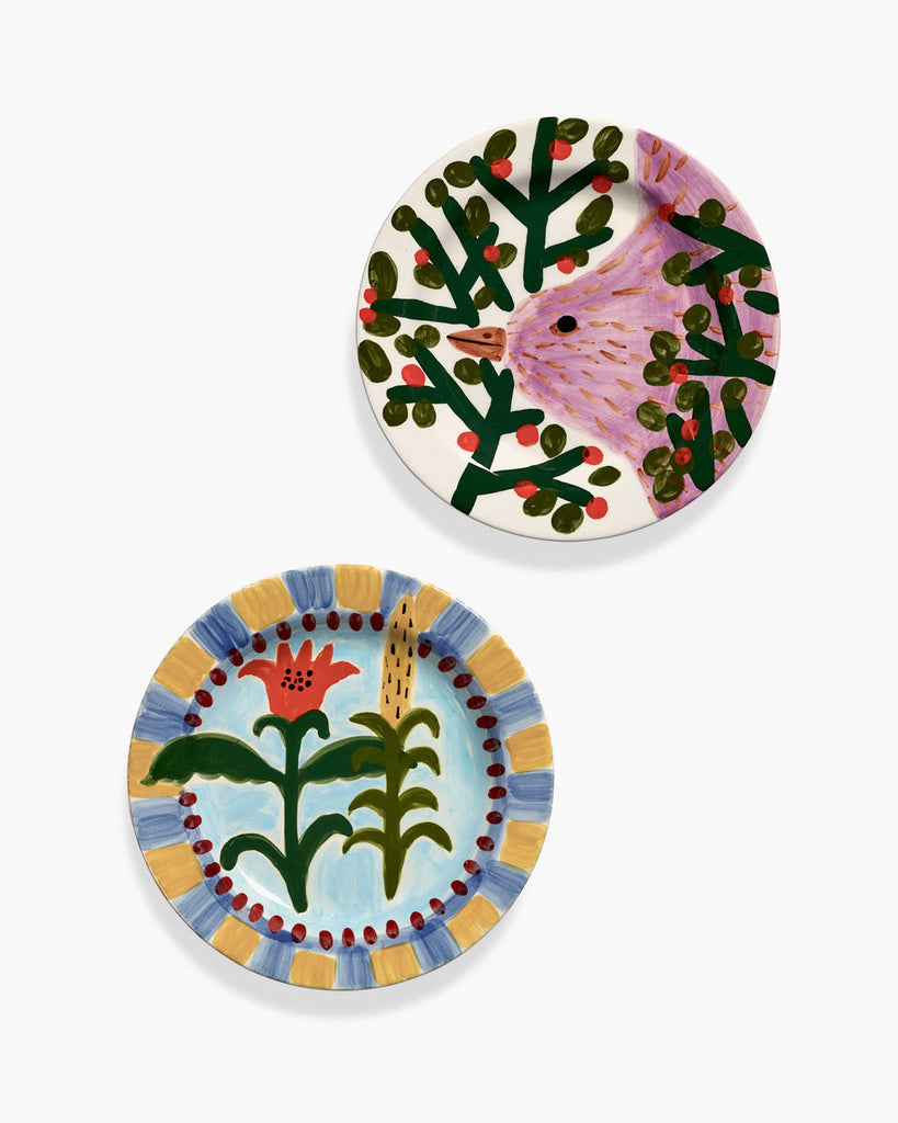 stoneware dinner plate featuring artwork by shurleey