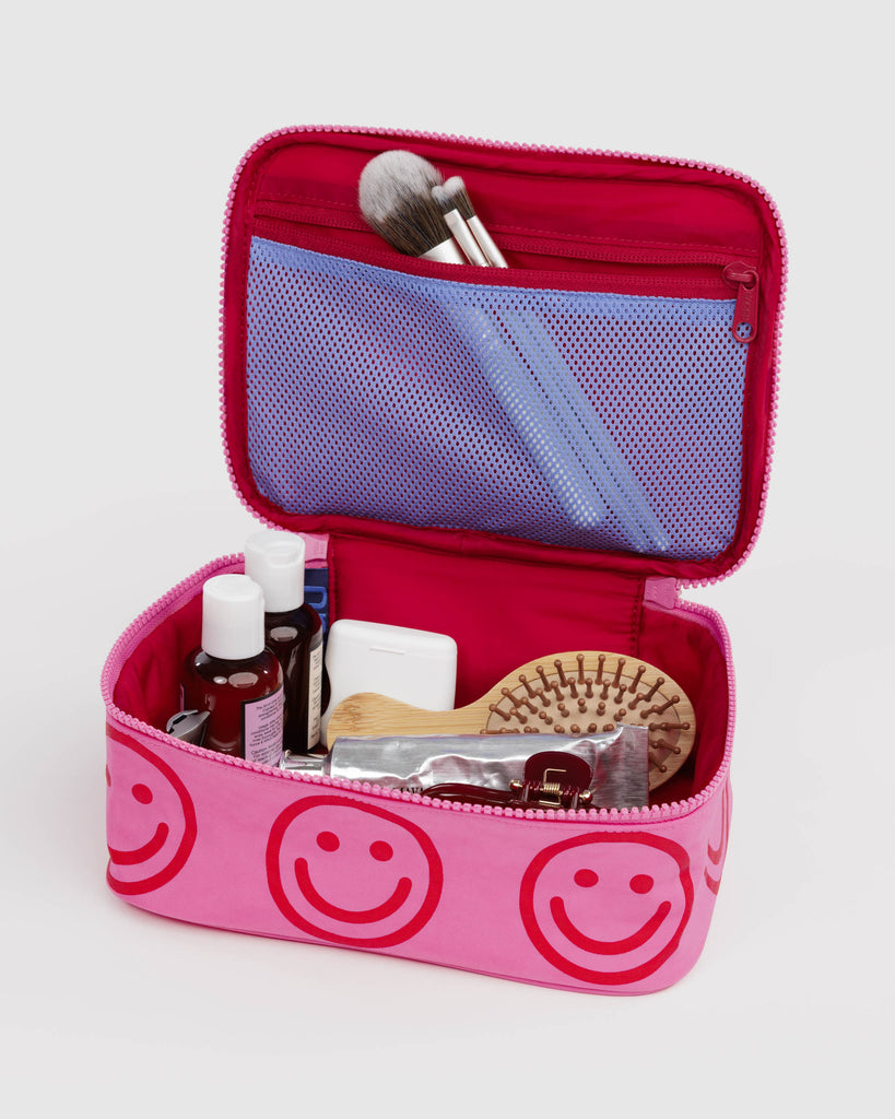 azalea pink small cosmetic case from baggu