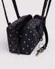 Black & Sky Blue Micro Dot Small Bowler Bag from baggu