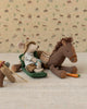 small pony in chocolate brown from maileg 