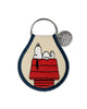 snoopy doghouse patch keychain