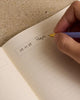 softcover notebook, interior pages