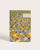 softcover notebook, floral field