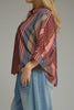 lightweight button down top in a lovely printed pattern