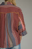 lightweight button down top in a lovely printed pattern