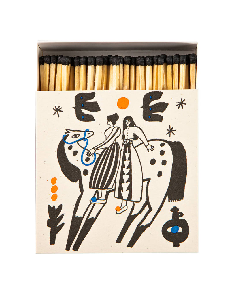 square matchbox of safety matches, sisterhood