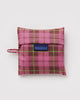 baggu reusable bag, azalea pink