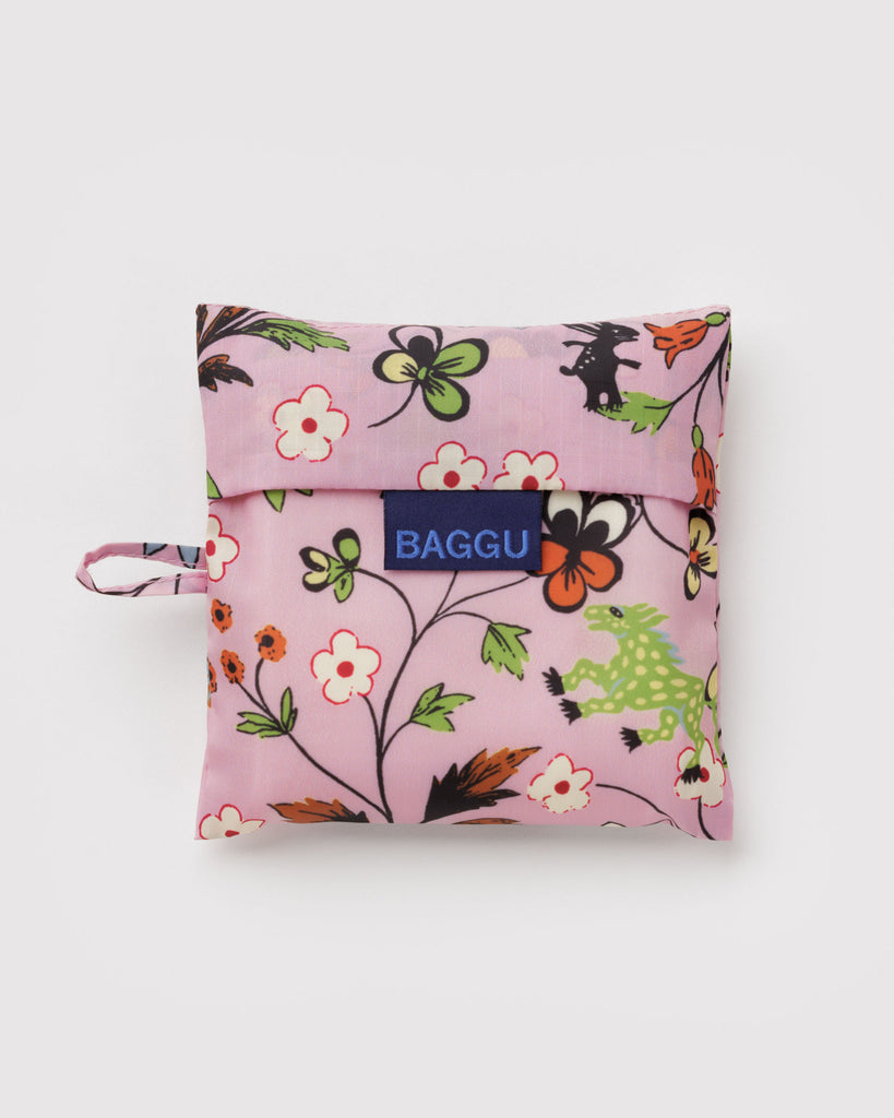 baggu reusable bag, castle creatures