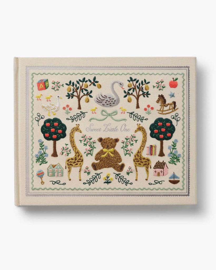 Storybook Embroidered Baby Book from rifle paper co