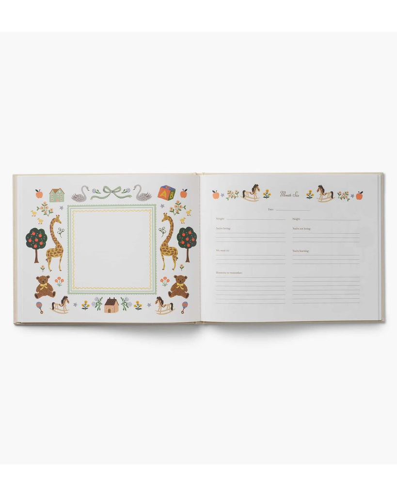 Storybook Embroidered Baby Book from rifle paper co