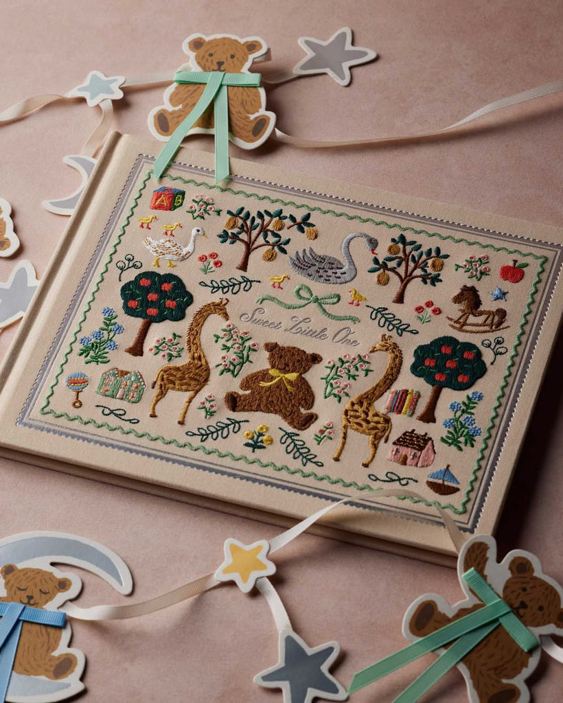 Storybook Embroidered Baby Book from rifle paper co