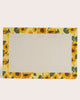 weekly desk planner with a sunflower design