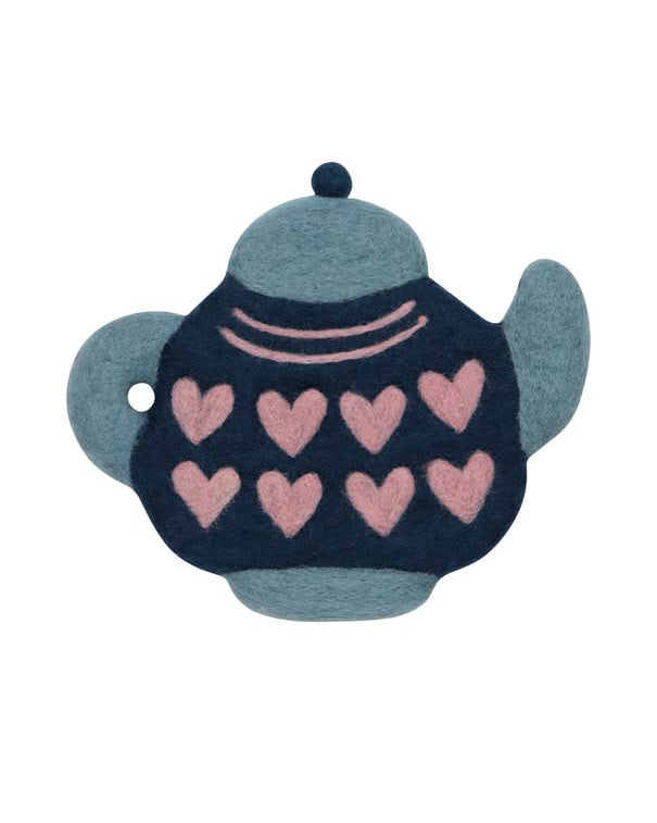 Teapot Felted Wool Trivet