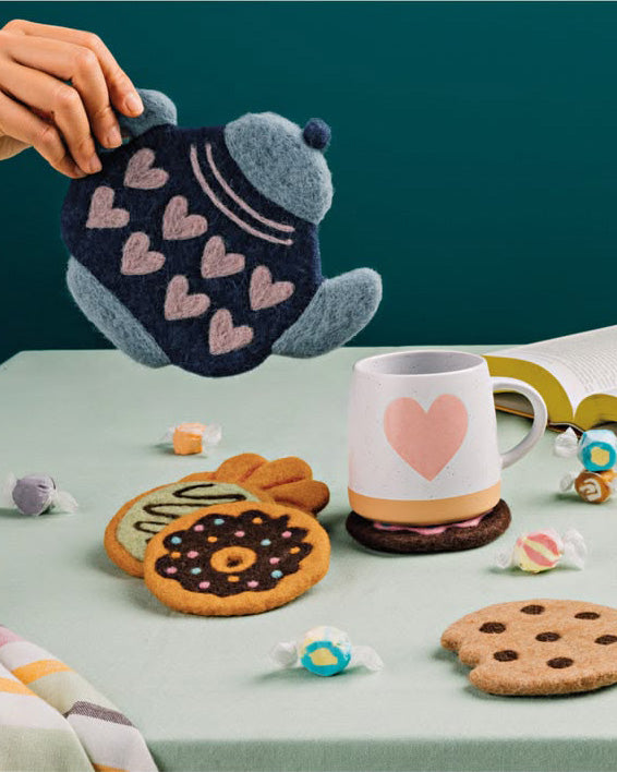 Teapot Felted Wool Trivet