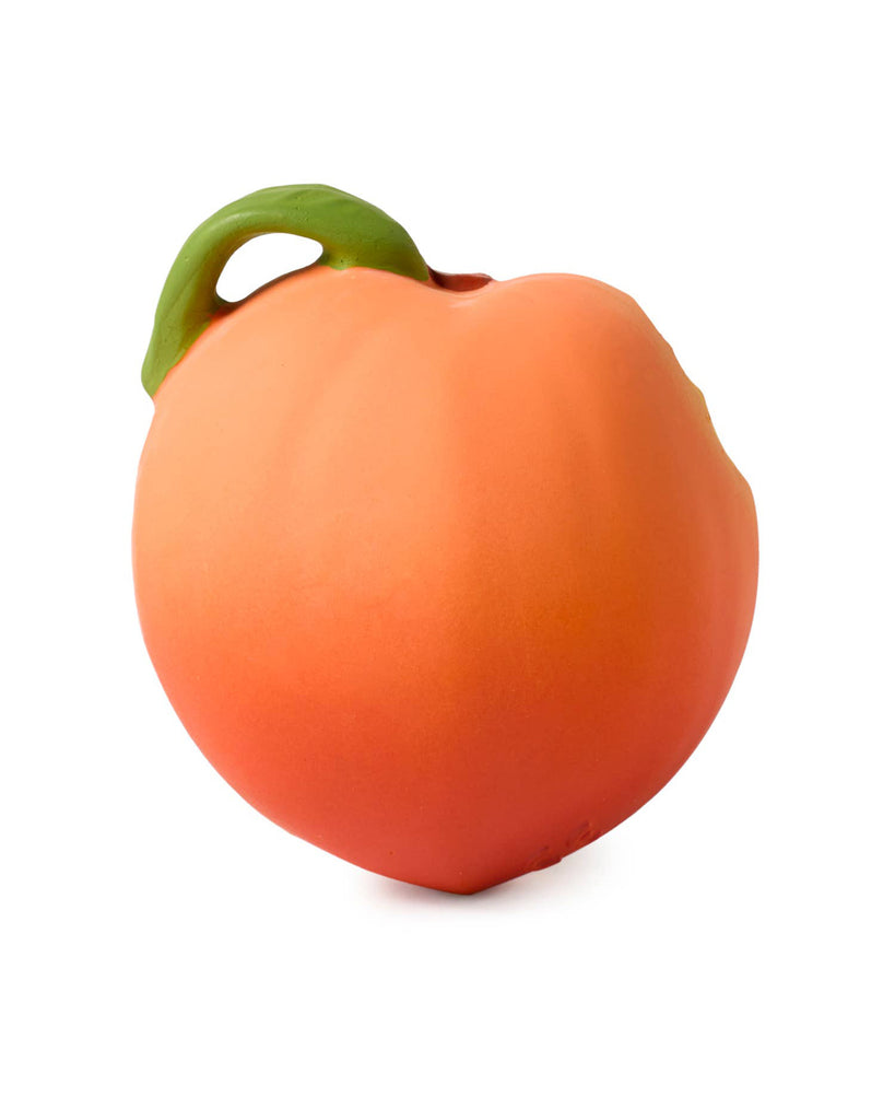 natural rubber teether, palm peach 