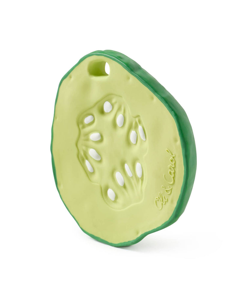 natural rubber teether, pepino the cucumber