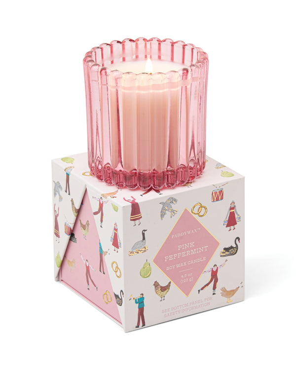 Tinted Glass Holiday Candle *Two Fragrances*