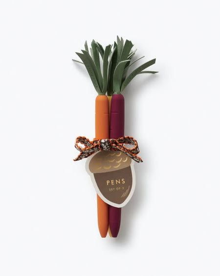 Bunch of Tricolor Carrot Pens from rifle paper co