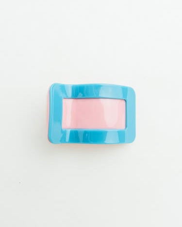 twiggy banana clip in pink and blue