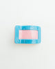 twiggy banana clip in pink and blue