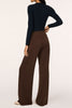 airessentials wide leg pants in umber root from spanx