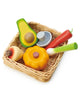 Veggie Basket of wooden toys