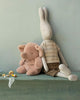 medium-sized elephant plush toy in vintage rose color