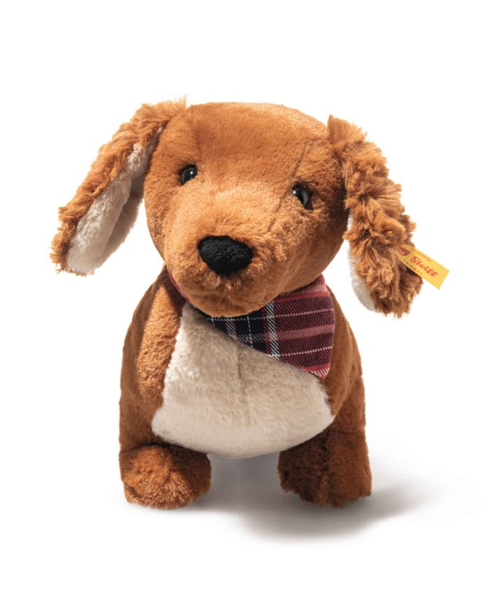 stuffed dachshund toy from steiff