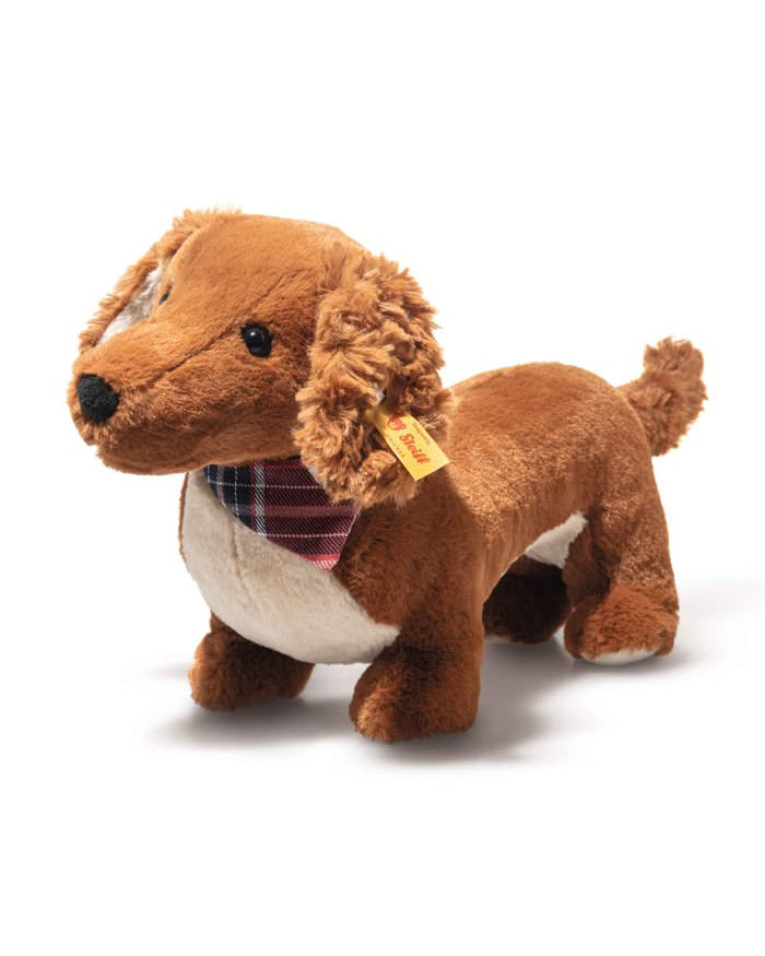 stuffed dachshund toy from steiff