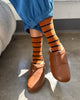 wally socks in camel 
