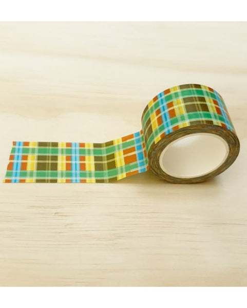Warm Plaid Washi Tape