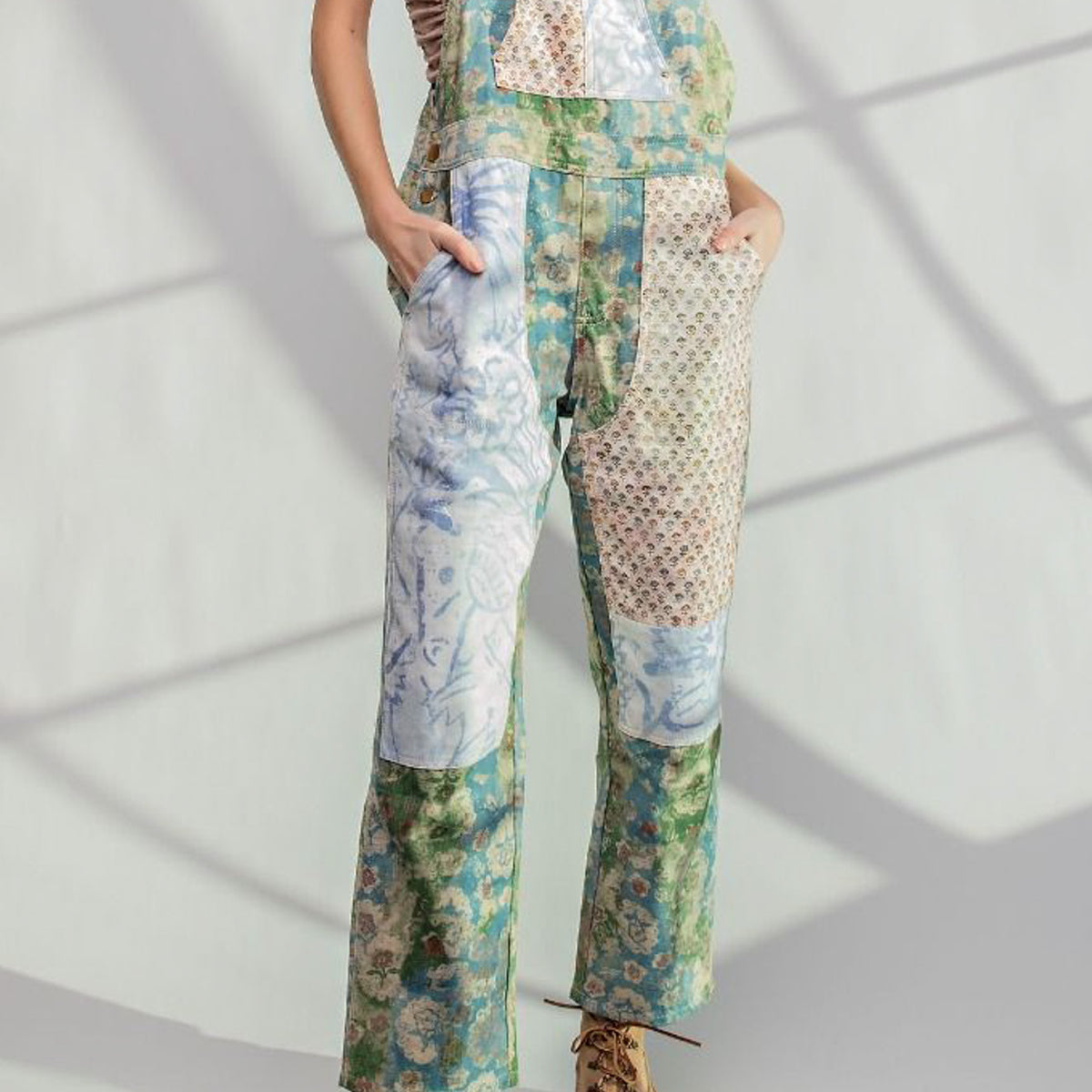 Waterfall Patchwork Overalls *S-L* | Women